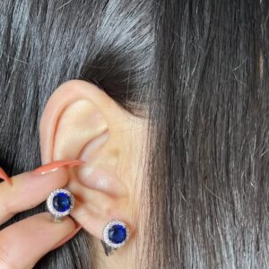 حلق فضه ايطالي عيار 925